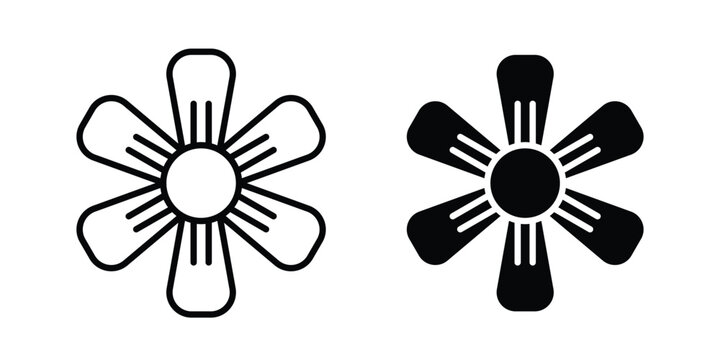 Hypericum icon thin line pictogram pack. EPS10