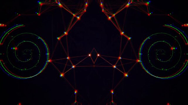 Orange tech HUD interface elements