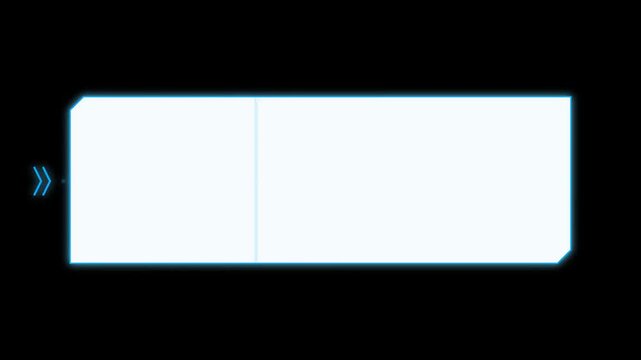 Empty white rectangular placeholder on dark background.