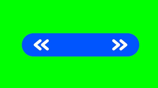 Blue arrow button on a bright green background.