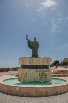 Saint Gonzalo de Lagos statue, Lagos, Portugal