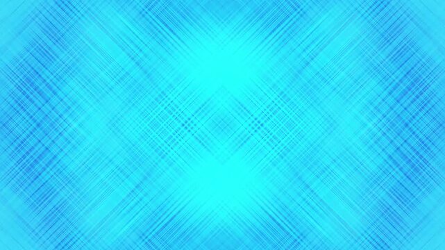 Abstract bright blue background with intersecting diagonal crosshatch lines creating a digital geometric texture and modern tech aesthetic.