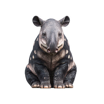Hybrid Animal Featuring Hippo and Frog Characteristics.