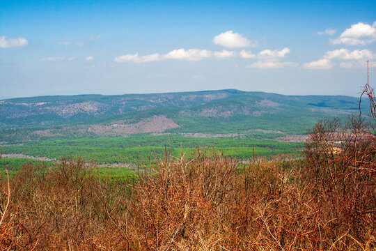 Ouachita Mountains Seen From the Talimena Scenic Drive, Oklahoma