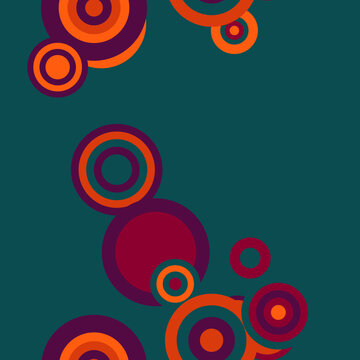 Tie dye repeat pattern in dark magenta, delicate abstract vector artwork for print-on-demand and fabric design