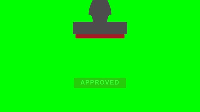 stamp icon illustrating approval process representing official validation and financial authorization