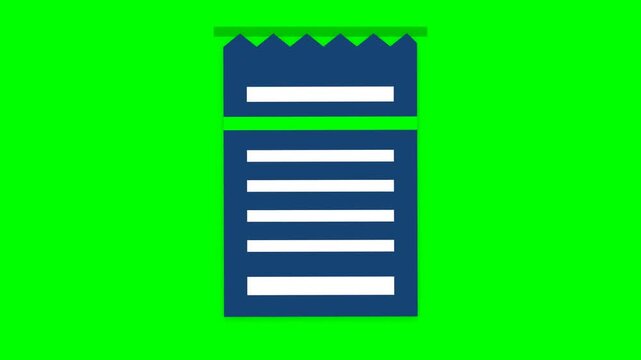 receipt icon showing transaction record process representing payment proof and financial documentation