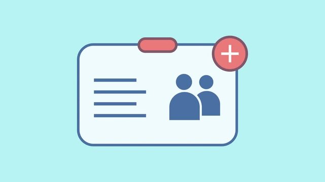 Adding personal information and profile icon 2d animation with alpha matte
