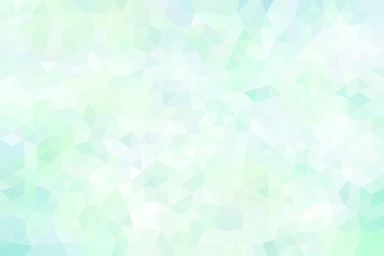 海中イメージ緑色のポリゴンの背景