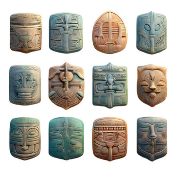 Sculptures. Masks. Tribal Artifacts.