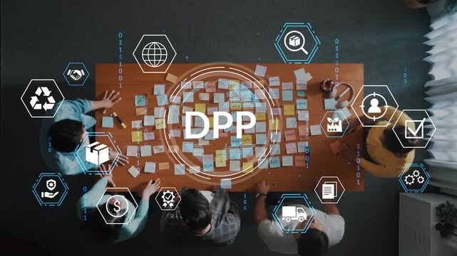 Collaborative Work Environment with Multiple Icons and DPP Concept on Table Featuring Sticky Notes and Diversity Among Team Members. Entropy.