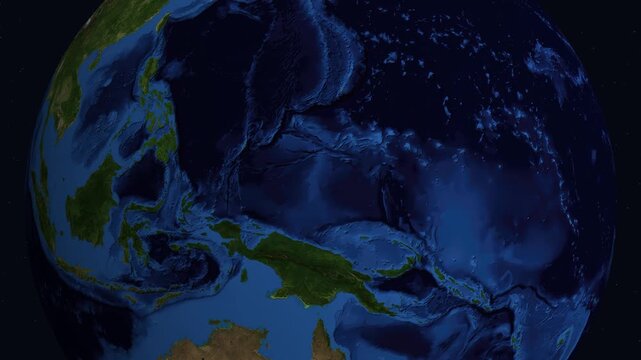 Global Zoom Animation to Juba South Sudan at Night