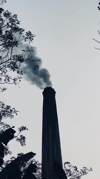 smoke from the chimney