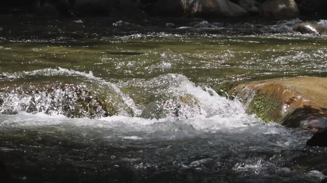flowing water
