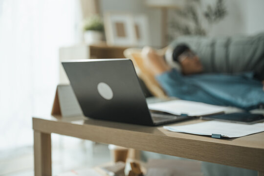 This focused image brings together home financial administration, unattended paperwork, and laptop. The composition communicates financial awareness, thoughtful choices, and household organization.
