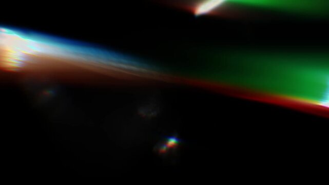Cinematic Chromatic Leak Flash Light
