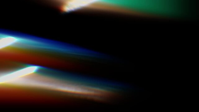 Cinematic Chromatic Leak Flash Light