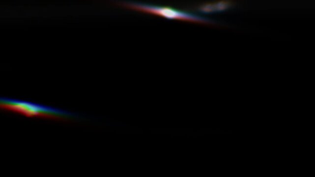 Cinematic Chromatic Leak Flash Light