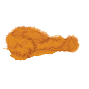 chicken drumstick vector illustration