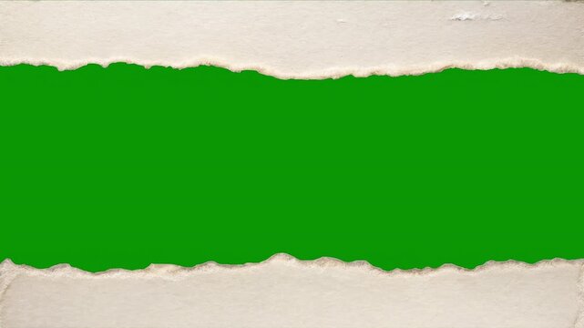 Realistic wrinkled white paper textures with dynamic stop motion transitions. Animated torn page background overlays for scrapbooking and video projects in Apple ProRes 422