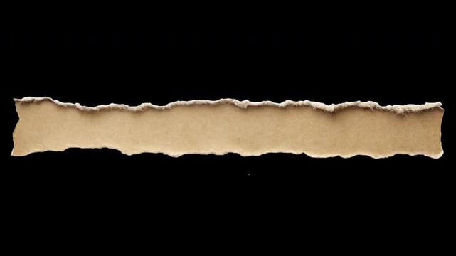 Vintage stop motion crumpled paper tape elements. Dynamic torn paper frame overlays and wrinkled white page transition textures for cinematic video editing in Apple ProRes 422