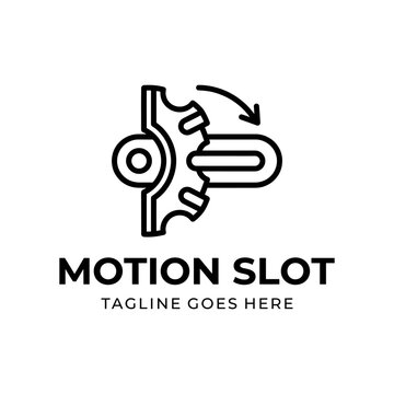 Dynamic technical icon symbolizing precision movement, automation, and industrial machinery components.