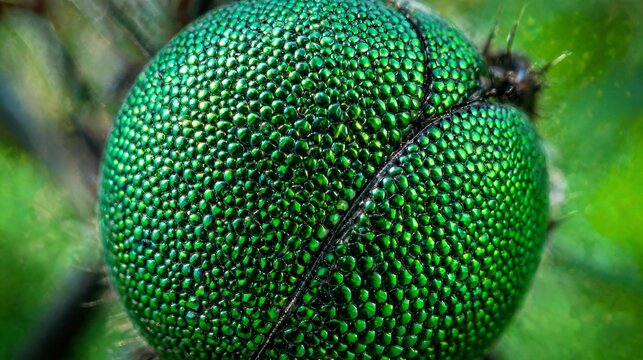 Dragonfly Compound Eye Extreme Macro Detail