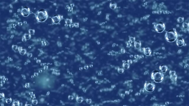 CO2 molecule Carbon Dioxyde zoom in. This 3D animation zooming into CO2 molecules can also be used in reverse if you need to zoom out.