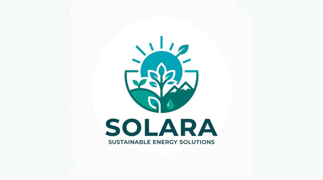 Solara Sustainable Energy Solutions Logo Design.