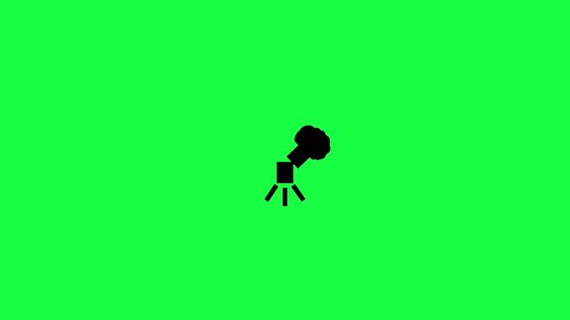 Fallen tree animation, fallen tree icon symbol.