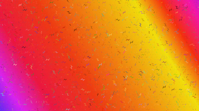 Energetic abstract pattern displaying a striking warm gradient of orange and yellow with lightning bolt shapes