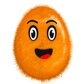 orange cartoon face