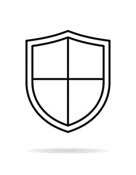 Minimalist geometric wireframe cube icon design.