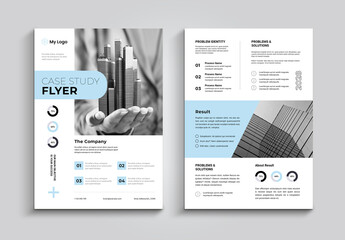 Case Study Flyer Template Layout