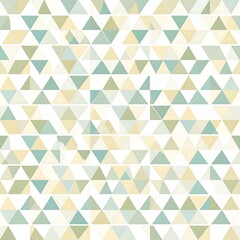 Obraz premium A seamless pattern of small, colorful triangles in rows