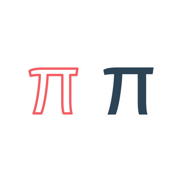 Greek Alphabet icons set design vector illustration.