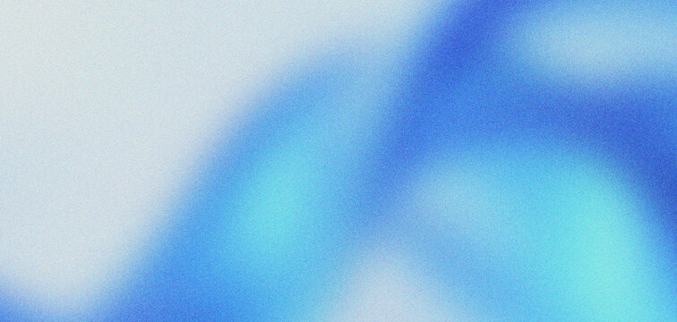 Abstract blue gradient background with soft grainy texture. Ethereal light blue and cyan blurred waves for digital wallpaper. Minimalist cool tone aesthetic backdrop for modern web design.