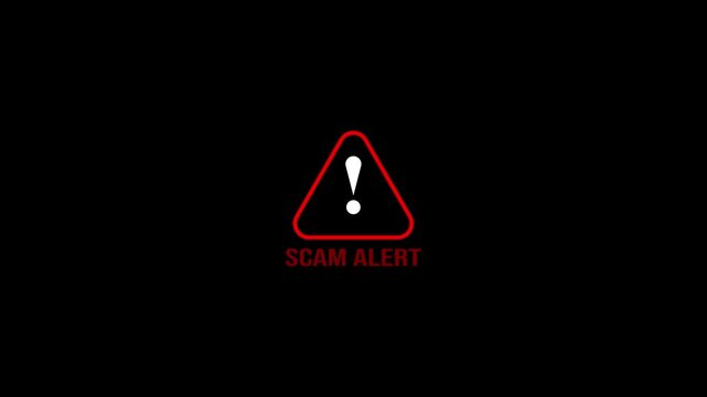 Red warning sign with exclamation mark on a dark background, conveying caution and alert.
