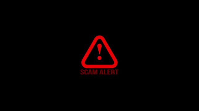 Red warning sign with exclamation mark on a dark background, conveying caution and alert.