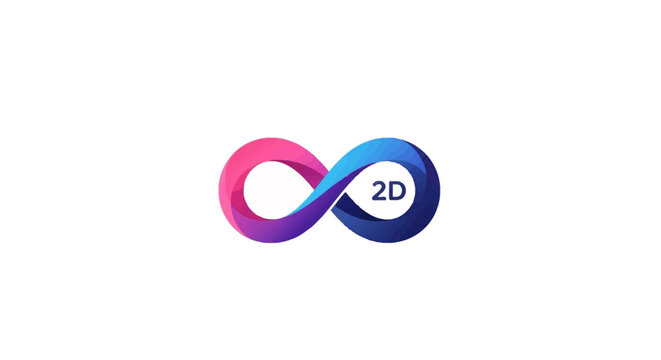 Colorful Infinity Symbol Logo Design.