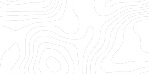 Modern Geographic Outline Topographic Contour Map with Digital Elevation Line Art Background © ALAMA