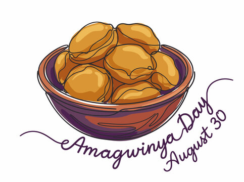 Traditional fried dough balls served in a deep bowl isolated on a white background for a cultural heritage food celebration.