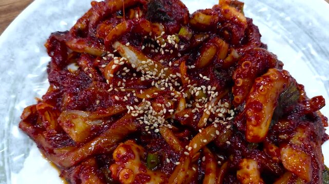 한국,음식,낙지볶음,낙지,Korea, Food, Stir-fried octopus, Octopus