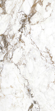 White marble tile pattern with strong brown veining background interior polished abstract building construction finishing ornament structure vitrified wallpaper symmetrical