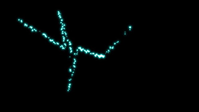 hunder boom, smoke and fire bursts, shining flash explosions effects overlay on black screen,Lightning flash Thunder bolt isolated,blue light force effect.4k video