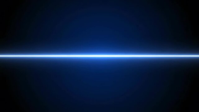 Blue light band with technological background material, blue neon lines dynamic