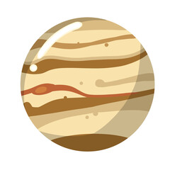 jupiter planet ilustration © Deviana