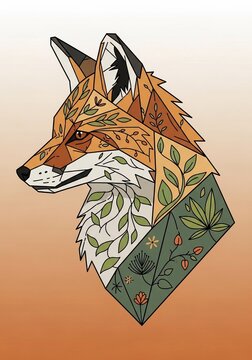 Geometric Woodland Spirit