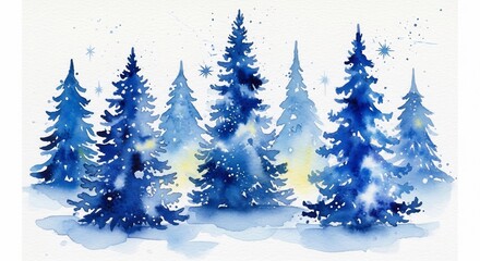 Fototapeta premium Winter's Whispering Blues