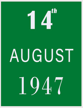 14 August 1947 In design 